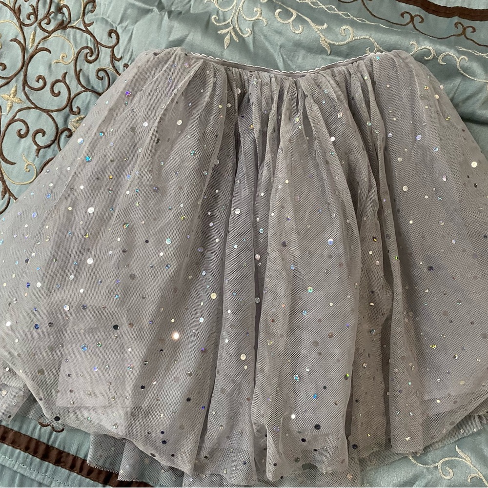Crazy 8 Sliver Sequined Tulle Skirt